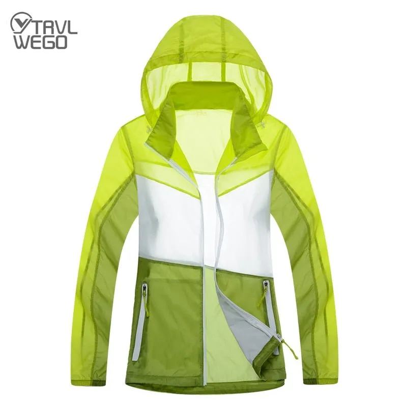 Veste de sport / trail / running ultralégere  & imperméable 100g TRVLWEGO – AD033