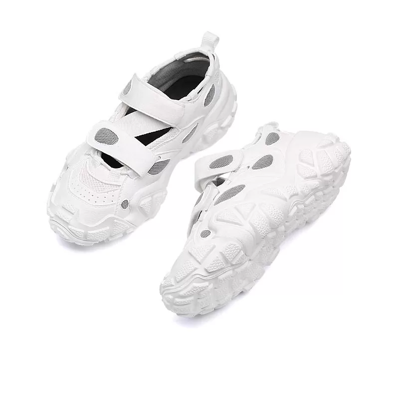 Women Velcro Cutout Casual Shoes 