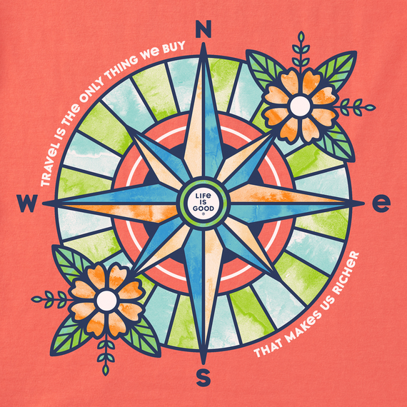 Women's Floral Compass Richer Crusher Tee