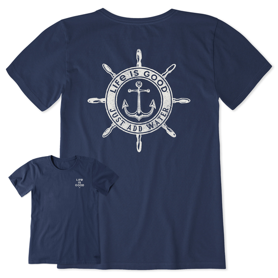 Women's Just Add Water Anchor Compass Crusher Tee